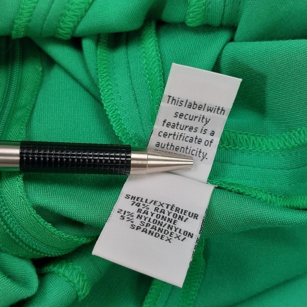 DIANE VON FURSTENBERG WOMEN'S BRIGHT GREEN JAELYN DRESS SLEEVELESS SIZE 6 - Picture 6 of 8